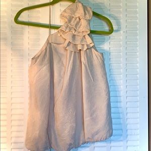Tan Forever 21 Top. One Shoulder Size Medium